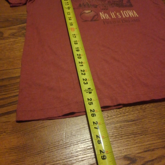 ⚾ 😇 🌽 Field of Dreams ✨ Dyersville Iowa Shirt Medium Is This Heaven? ⭐ 90s 📼 - Picture 7 of 8